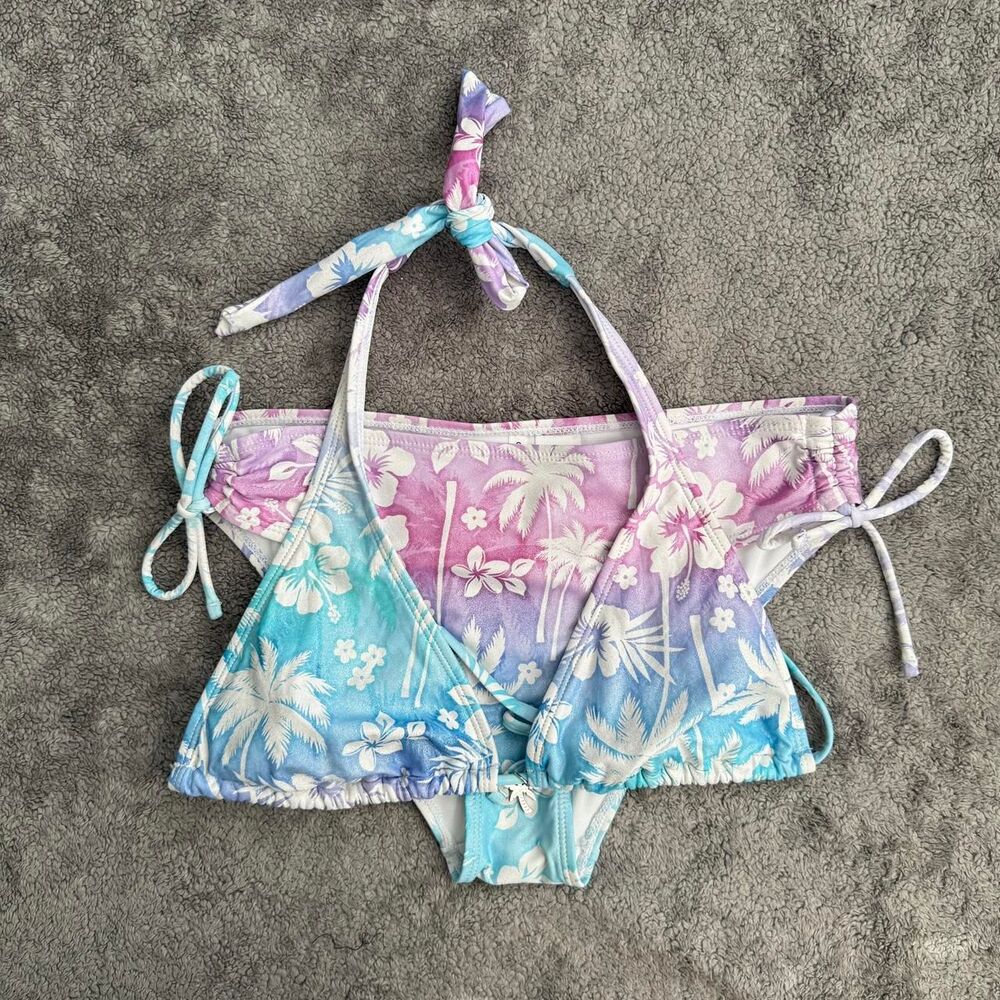 Celebrity Pink Swim Hawaiian bikini set